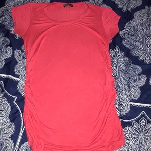 Coral Maternity tee